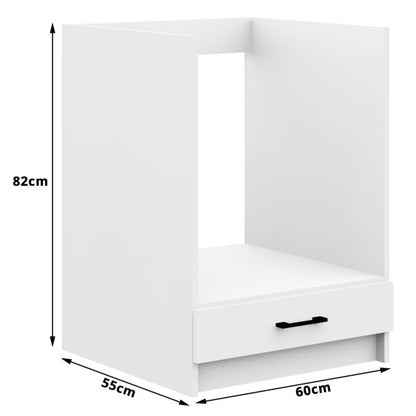 Køkkenskab til Ovn 60x55x82 cm Hvid Mat