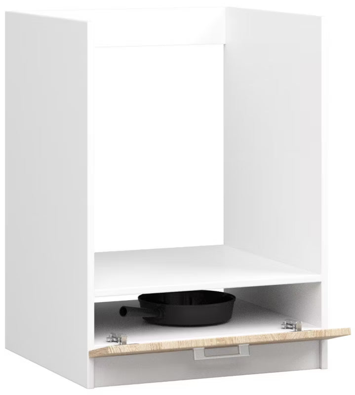 Køkkenskab til Ovn Lima 60x55x82 cm Hvid og Sonoma Eg