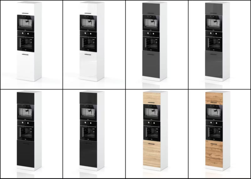 Køkkenskab til Ovn S60M sPremium 60x58x211 cm Hvid Mat