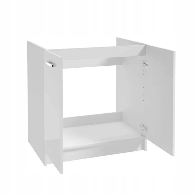 Køkkenskab 80x50 cm Hvid Højglans med Vask