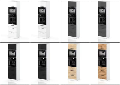 Køkkenskab til Ovn S60MS3 60x58x211 cm Hvid Mat