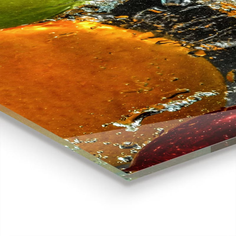 Køkkenstænkpanel 60x80 cm Flerfarvet Glas