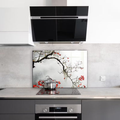 Køkkenstænkpanel Glas 100x70 cm Flerfarvet