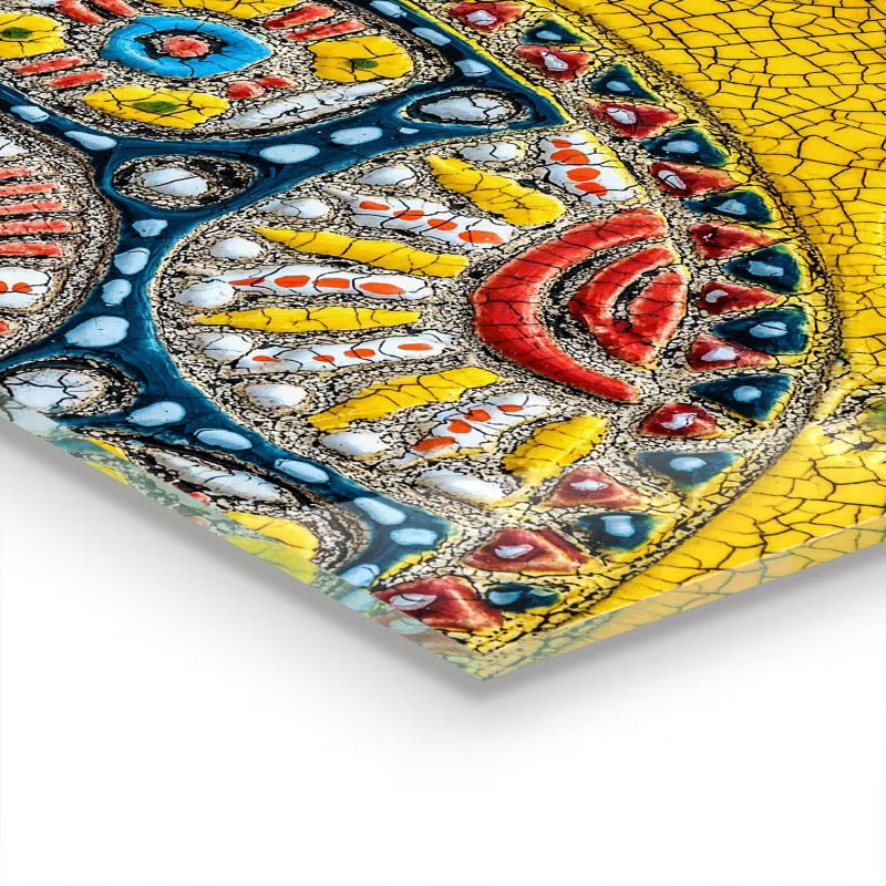 Køkkenstænkplade 125x50 cm Glas Skildpadde Mosaik