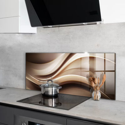 Køkkenstænkplade 125x50 cm Hærdet Glas