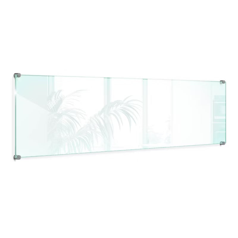 Køkkenstænkplade Glas 100x30 cm Transparent