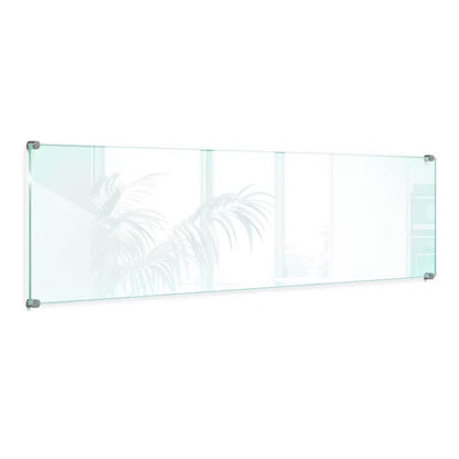 Køkkenstænkplade Glas 100x30 cm Transparent