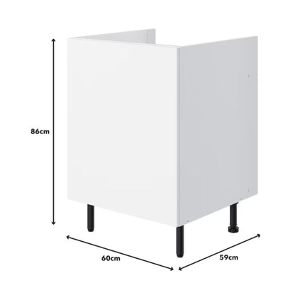 Køkkenunderskab 60 cm Hvid
