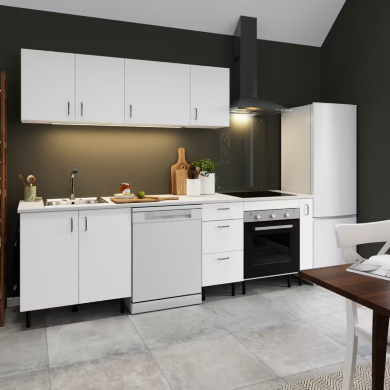 Køkkenunderskab 80 cm Hvid