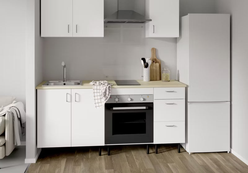 Køkkenunderskab 80 cm Hvid