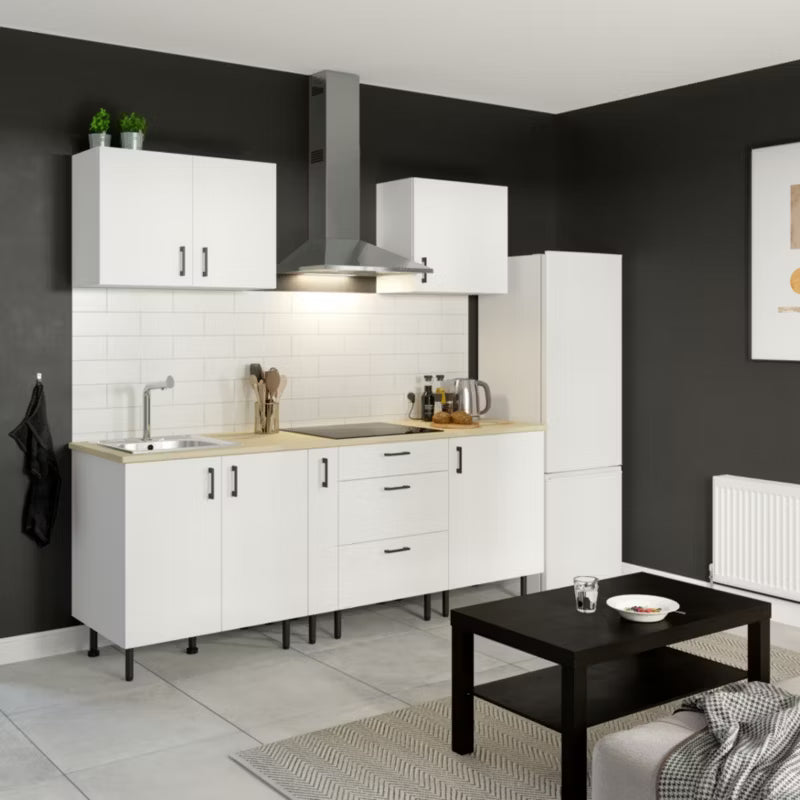 Køkkenunderskab 80 cm Hvid
