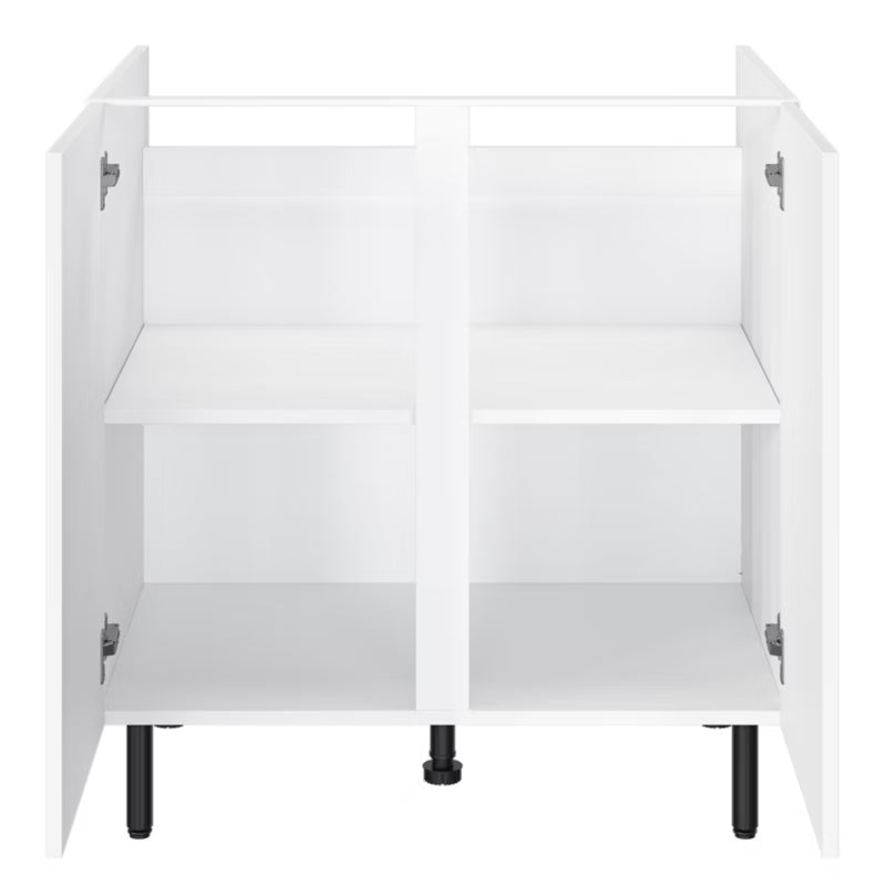 Køkkenunderskab 80 cm Hvid
