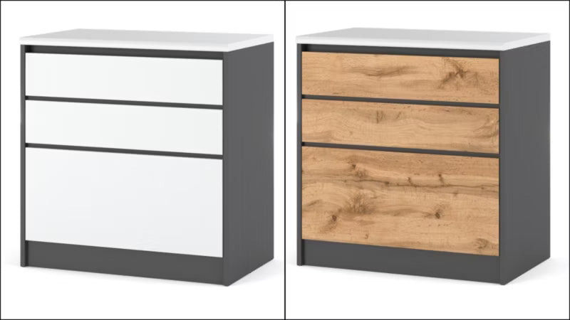 Køkkenunderskab Bella 80 cm Grå Mat