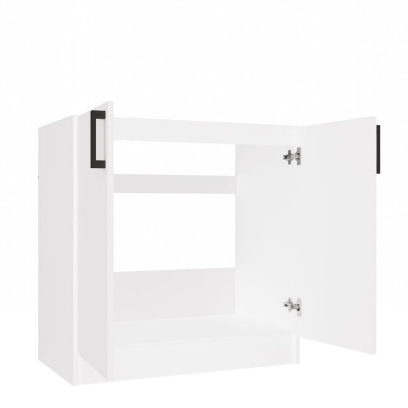 Køkkenunderskab Katia D-80 80x45,5x82 cm Hvid
