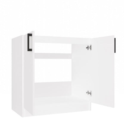 Køkkenunderskab Katia D-80 80x45,5x82 cm Hvid