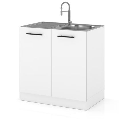 Køkkenunderskab til Vask DZ80 sPremium 80 cm Hvid Mat
