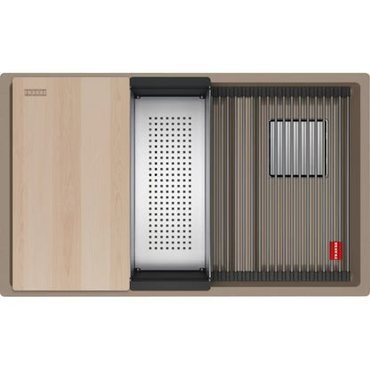 Køkkenvask 1,5-Kammer KNG PRO 160-46-21 Cappuccino