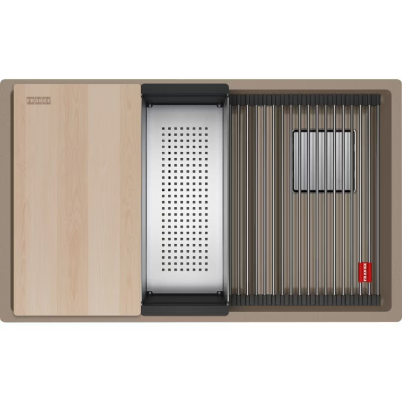 Køkkenvask 1,5-Kammer KNG PRO 160-46-21 Cappuccino