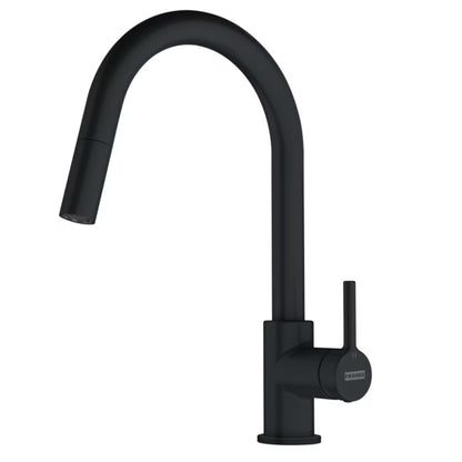 Køkkenvask Centro CNG 611-78 XL 78x50 cm Sort Mat med Armatur