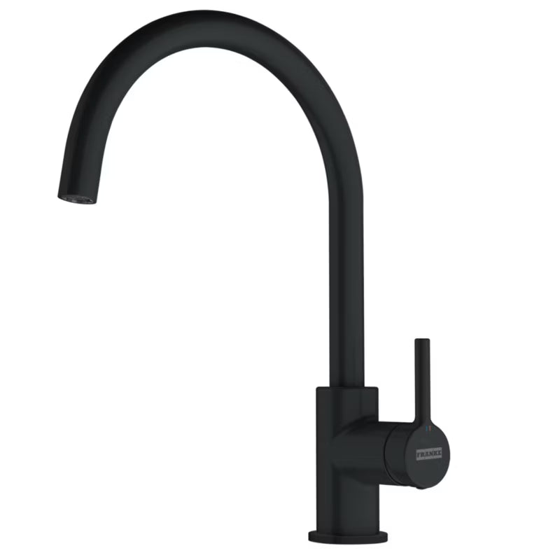 Køkkenvask Orion 62x50 cm Sort med Armatur Lina XL