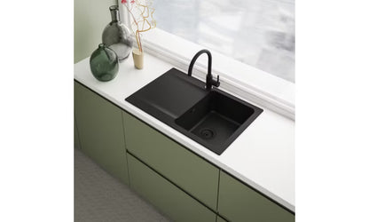 Køkkenvask Orion OID 611-78 1-Kumme 78x50 cm Onyx