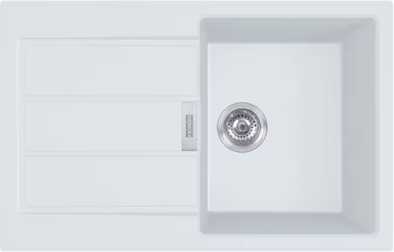 Køkkenvask Sirius S2D 611-78 78x50 cm 1-Kumme med Afløbsbakke