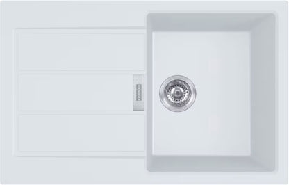 Køkkenvask Sirius S2D 611-78 78x50 cm 1-Kammer med Afløbsplade