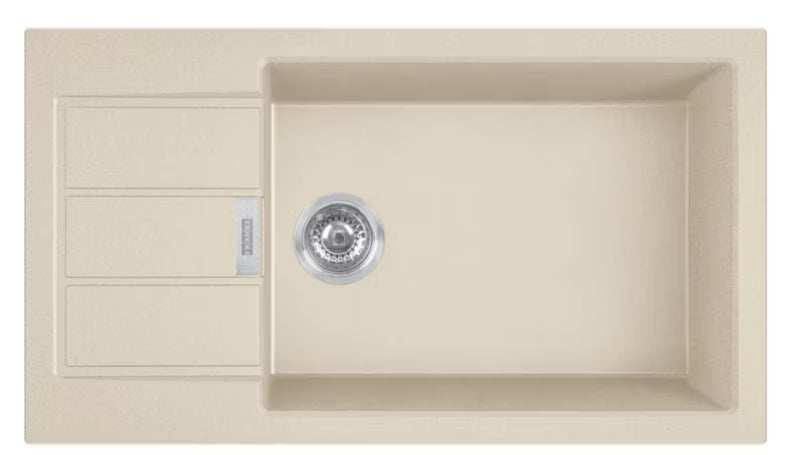 Køkkenvask Sirius Slim Tectonite 78x43,5 cm Beige