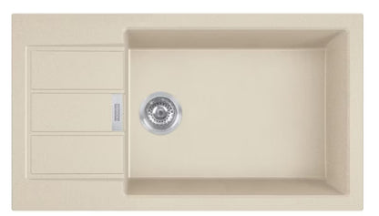 Køkkenvask Sirius Slim Tectonite 78x43,5 cm Beige