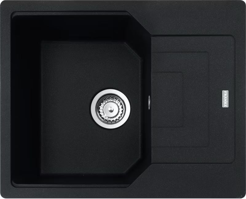 Køkkenvask Urban UBG 611-62 GSC 62x50 cm Onyx med Afløbsbakke