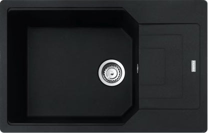 Køkkenvask Urban UBG 611 78 XL GSC 78x50 cm Onyx med Afløbsbakke