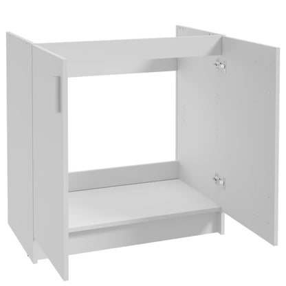 Køkkenvaskeskab Luna 80 cm Hvid