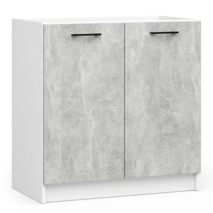 Køkkenvaskeskab Oliwia 80x46 cm Hvid Beton