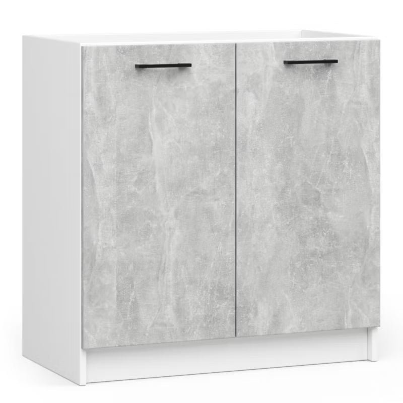 Køkkenvaskeskab Oliwia 80x46 cm Hvid Beton