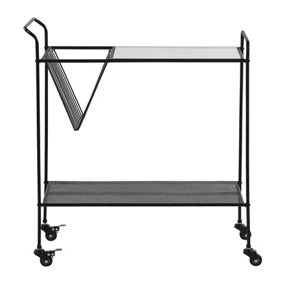 Køkkenvogn Metal Sort