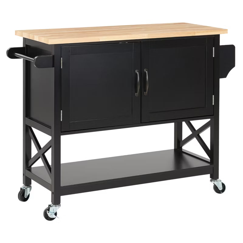 Køkkenvogn Skandinavisk Design Sort