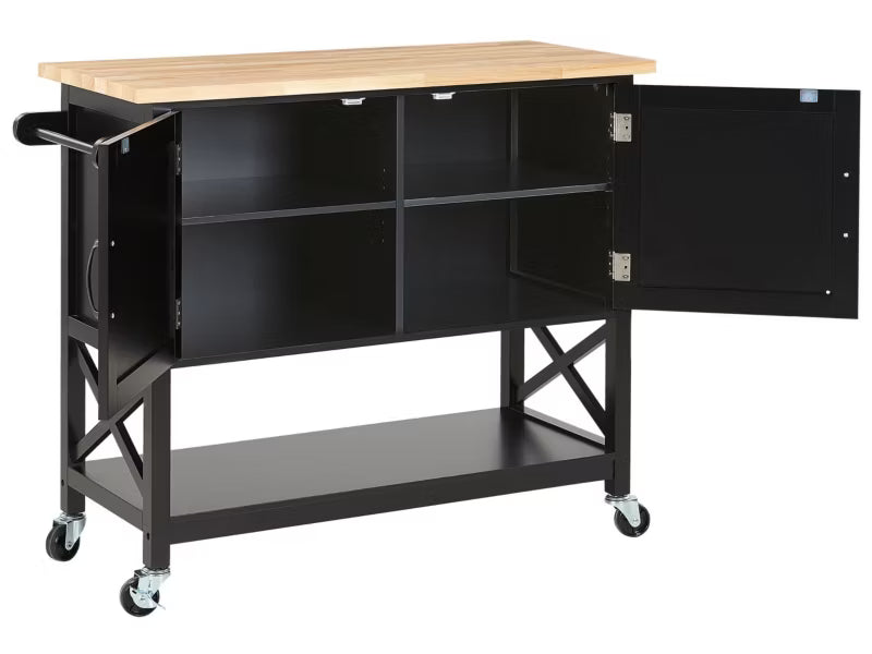 Køkkenvogn Skandinavisk Design Sort
