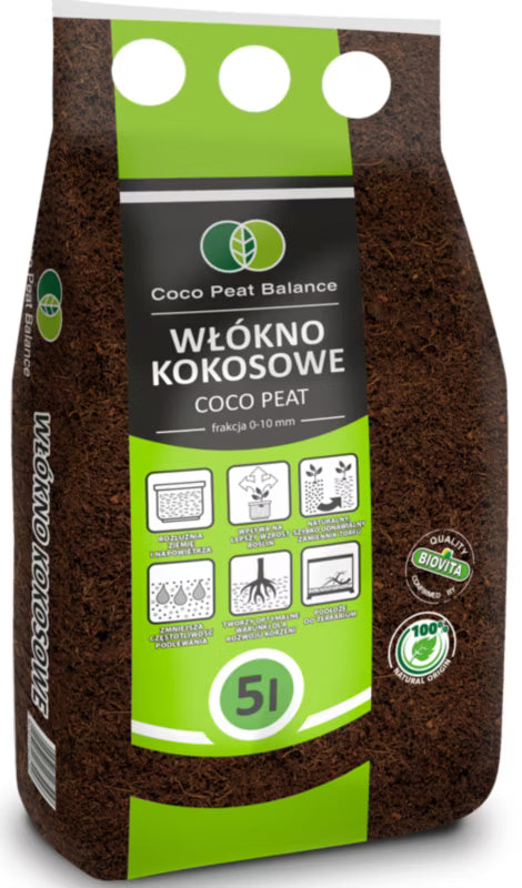 Kokosfibre Vækstmedie 5 Liter