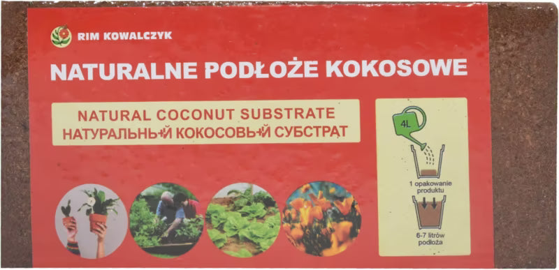 Kokosjord Naturlig Vækstmedie 0,5 kg