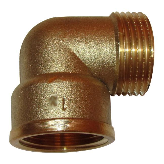 Messingnipledrejning med indvendigt/udvendigt gevind 1"