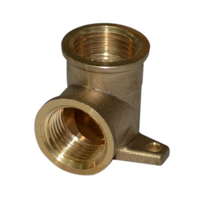 USMetrix messingbøjning 1/2" indvendig gevind/indvendig gevind