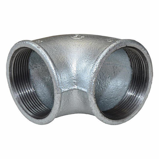 1"-1/4" gevindbøjning i galvaniseret materiale
