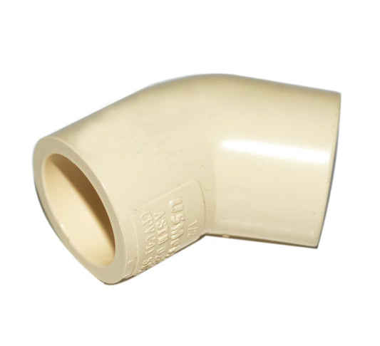 USMetrix 45° bøjning 3/4" KW/KW CPVC