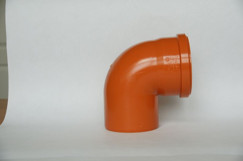 Kanalbøjning Pipelife 87° 160 mm orange
