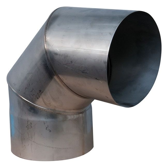 Komin-Flex bøjning 87° 200 mm