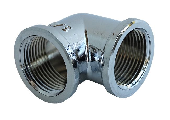 Muffekravebøjning 3/4" krom