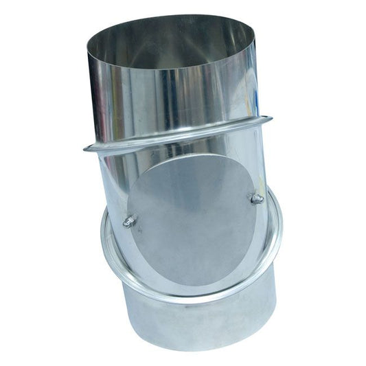 Justerbart 180° bøjning 0,8 mm til skorsten