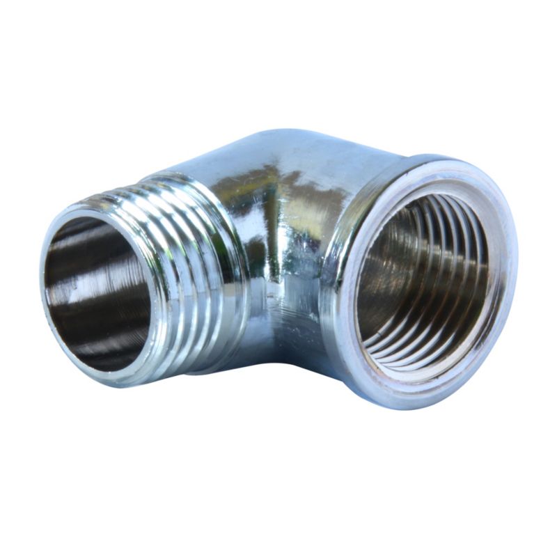 Nippelbøjning 1/2" i krom