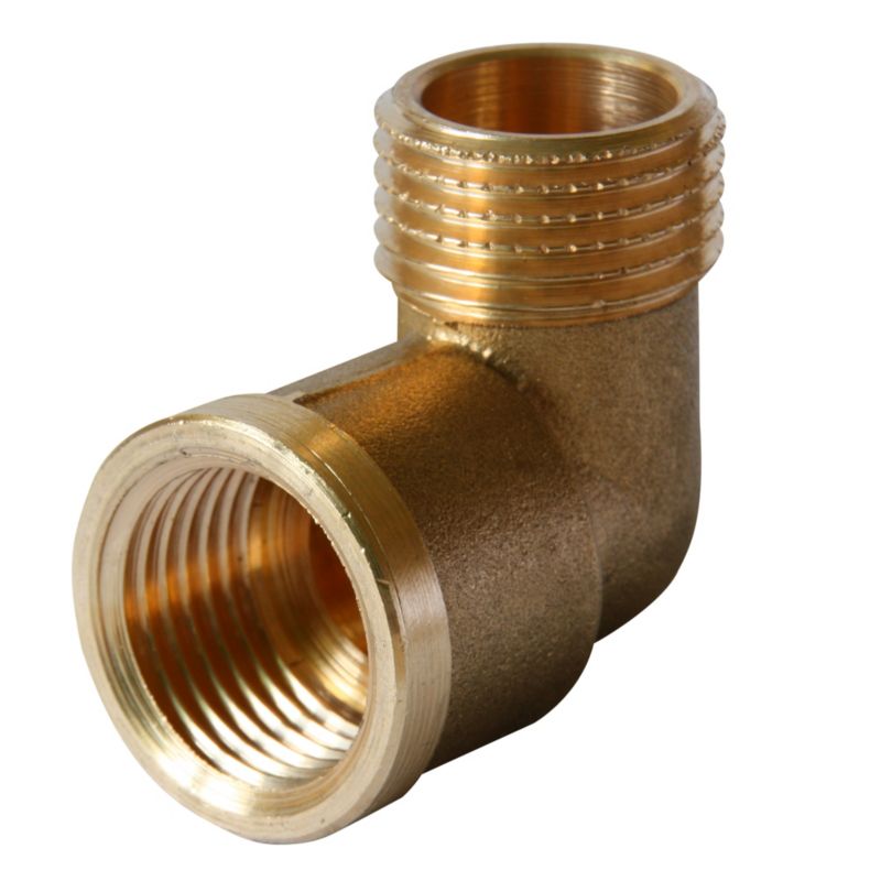 Nippelbøjning 1/2" i messing