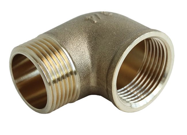 Nipledbend 3/4" i messing